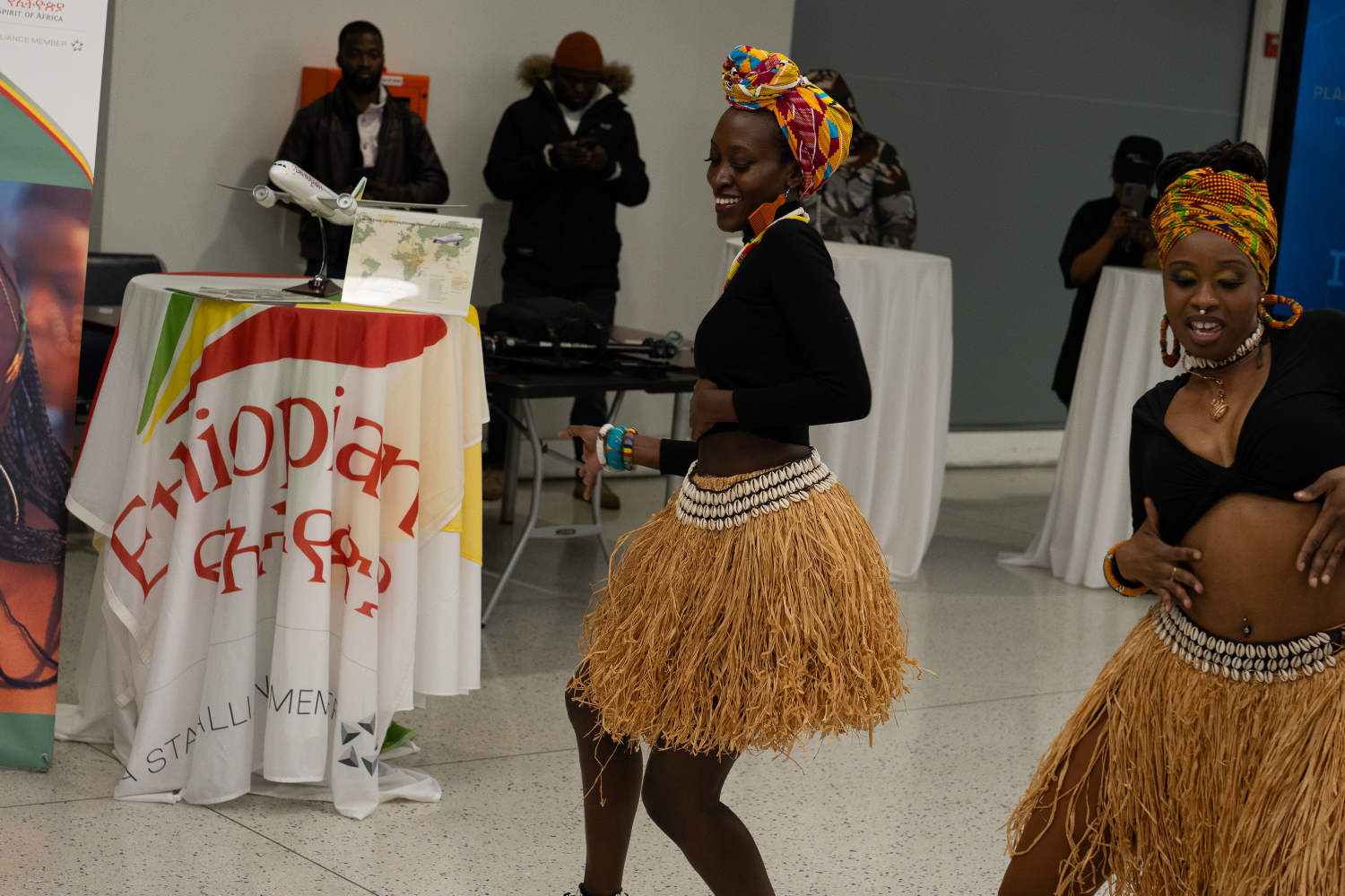 JFK Terminal 7 Black History Month Ethiopian event